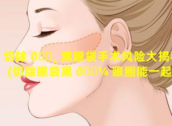 切除 🌸 黑眼袋手术风险大揭秘(切除眼袋黑 🐼 眼圈能一起切除吗)